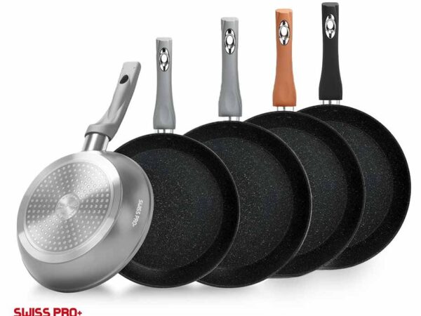 3-Delige Stone Non-Stick Pannenset - Verkrijgbaar In 3 Kleuren! ...
