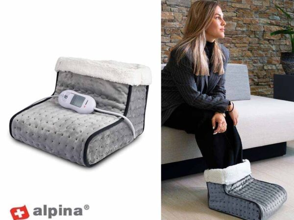 Alpina Elektrische Voetenwarmer Grijs - Minder Stoken! ...