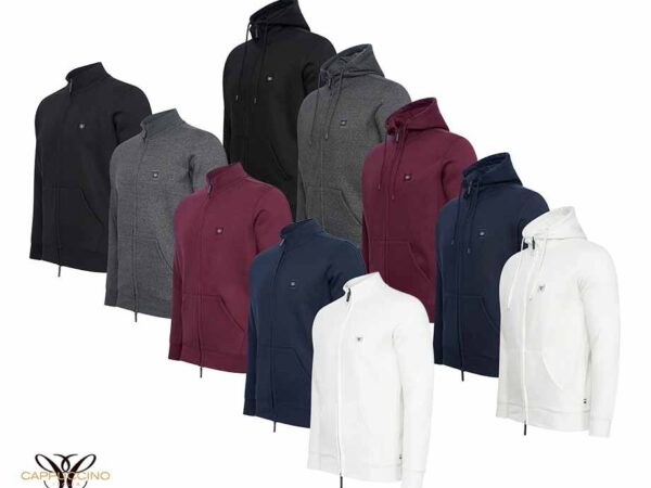 Cappuccino Full Zip Fleece Vest - In 2 Modellen En Verschillende Kleuren! ...