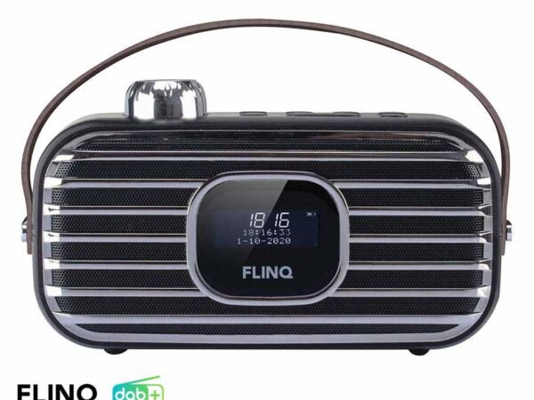 FlinQ DAB+ Radio Met Wekkerfunctie - Met Digitale Radio Ontvanger! ...