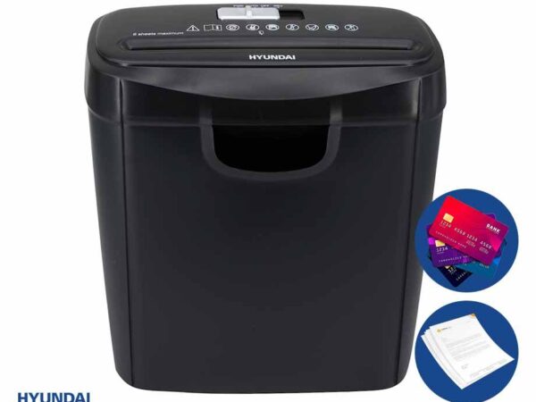 Hyundai Papier- En Kaartenversnipperaar - Compact Formaat! ...