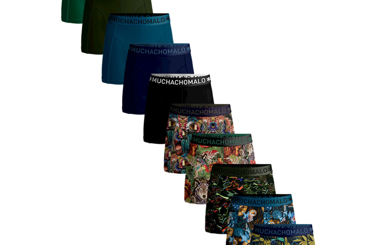 Muchachomalo Boxershorts Golden 12-pack Print/Solid