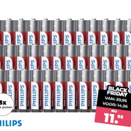 MEGA 48-PACK Philips Power Alkaline Batterijen - Voordelige Voorraad! ...