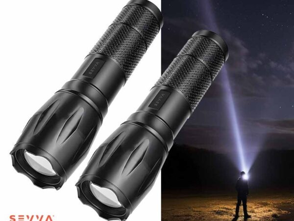 SEVVA® Militaire Zaklamp 500 Meter Bereik - Vandaag 1+1 GRATIS! ...
