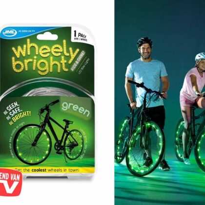 Wheely Bright Fietswiel Verlichting - Tovert Elke Fiets Om Tot Een Lichtsho ...