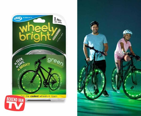 Wheely Bright Fietswiel Verlichting - Tovert Elke Fiets Om Tot Een Lichtsho ...