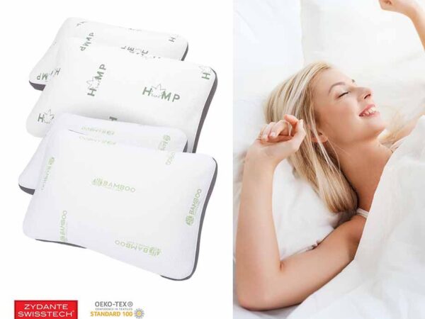 2-Pack Luxe Traagschuim Kussens - Keuze Uit 4 Verschillende Tijken! ...