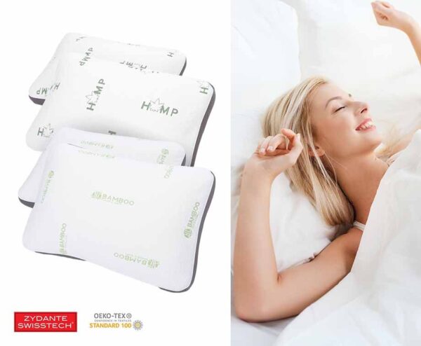 2-Pack Luxe Traagschuim Kussens - Keuze Uit 4 Verschillende Tijken! ...