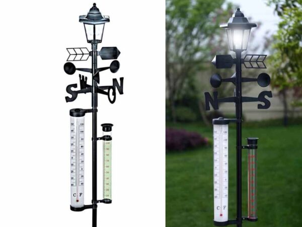 3-In-1 Solar Weerstation - Met Solar Lamp! ...