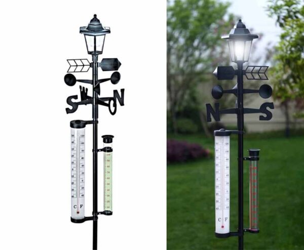 3-In-1 Solar Weerstation - Met Solar Lamp! ...