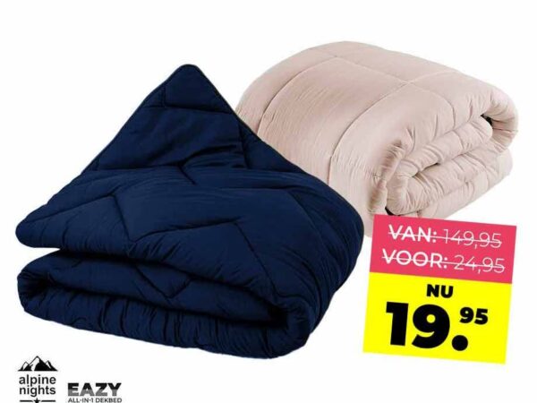 Alpine Nights Eazy Dekbed - Dekbed Zonder Dekbedovertrek! ...