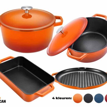 Buccan Hamersley Gietijzeren Pan - In 4 Kleuren! ...