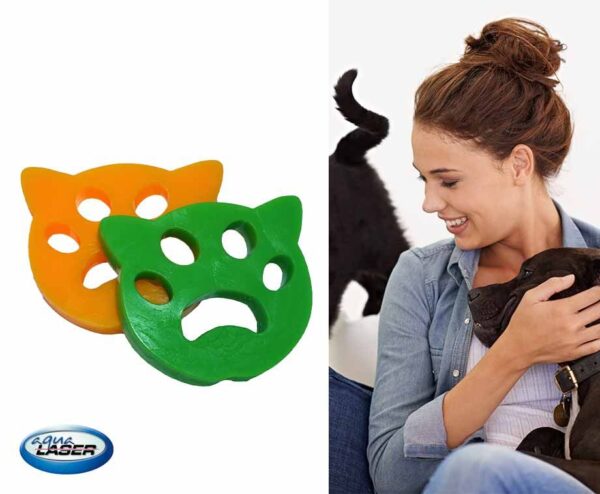 2-Pack Aqua Laser Hair Magnet - Verwijder Huisdierharen Van Kleding! ...