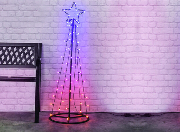 LED Kerstboom - RGB kerstverlichting - 100 cm