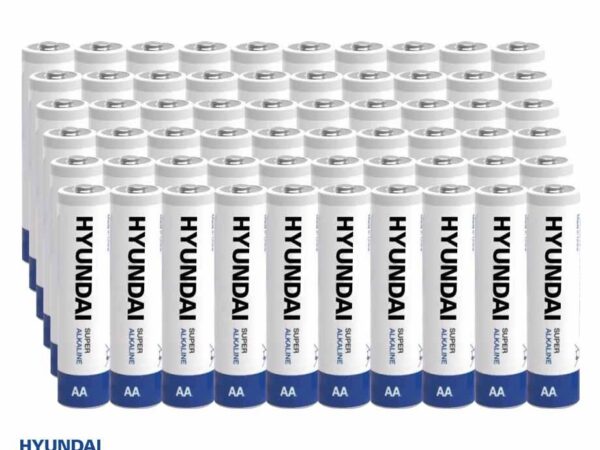 MEGA 60-PACK Hyundai Super Alkaline Batterijen - Voordelige Voorraad! ...