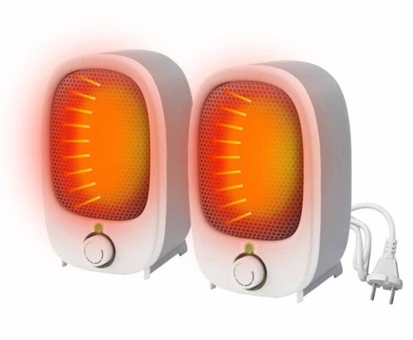 Efficiënte Ventilatorkachel 600W - Vandaag 1+1 GRATIS! ...