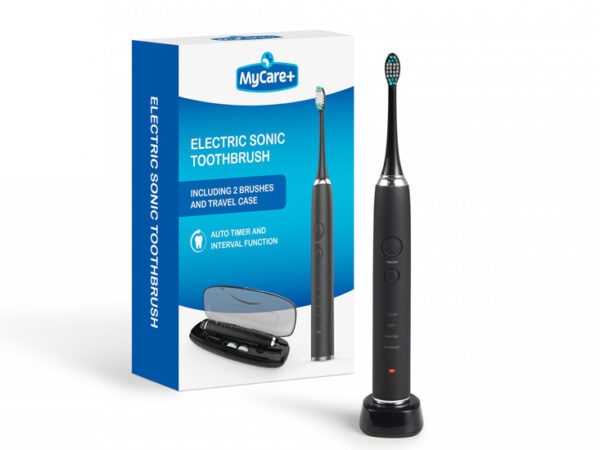 Mycare - elektrische tandenborstel - elektrische tandenborstel met 2 opzetstukjes
