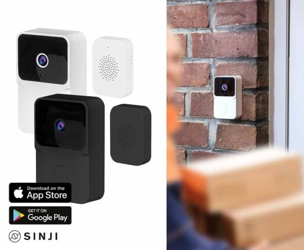 Sinji Smart Videodeurbel - Beveiliging En Meer Gemoedsrust! ...