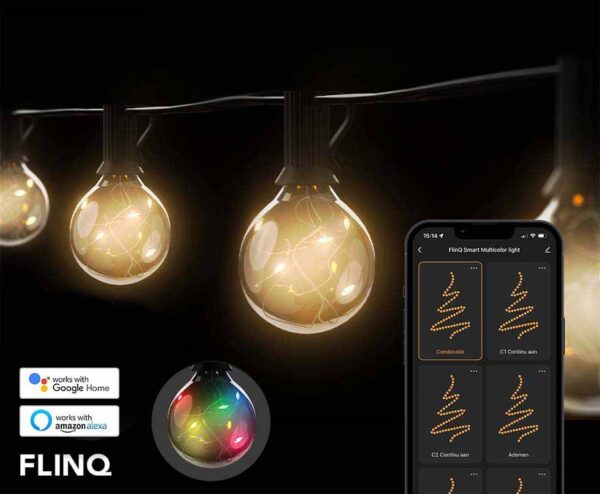 Smart LED Lichtslinger 18 Meter - Op Afstand Bedienen