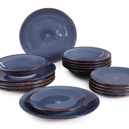 Lifa Living Bordenset - servies - 18-delig - blauw