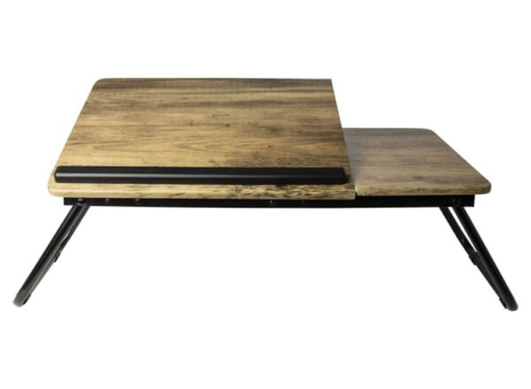 Gusta Laptoptafel - Houtlook - Inklapbaar - 53 x 30 x 19 cm