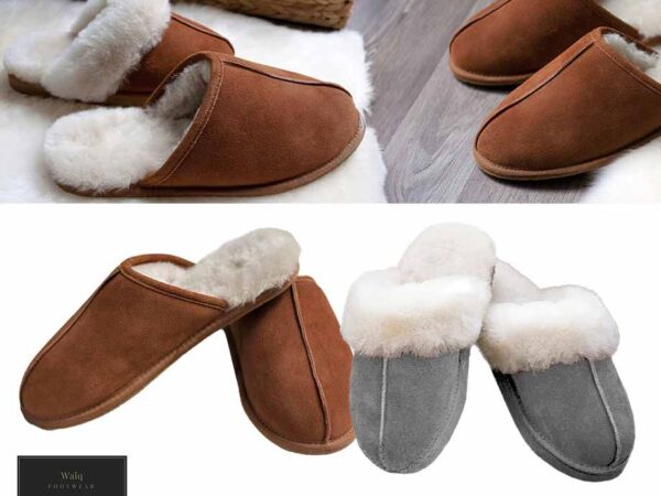 Walq Suede Wollen Sloffen Voor Dames En Heren - In 2 Kleuren En Modellen! ...