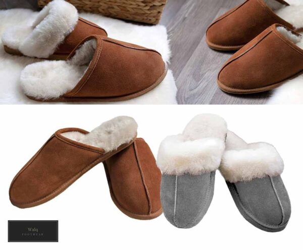 Walq Suede Wollen Sloffen Voor Dames En Heren - In 2 Kleuren En Modellen! ...