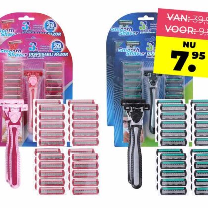 Wegwerp Scheermesjes Voor Dames Of Heren - Vandaag 21+21 GRATIS! ...