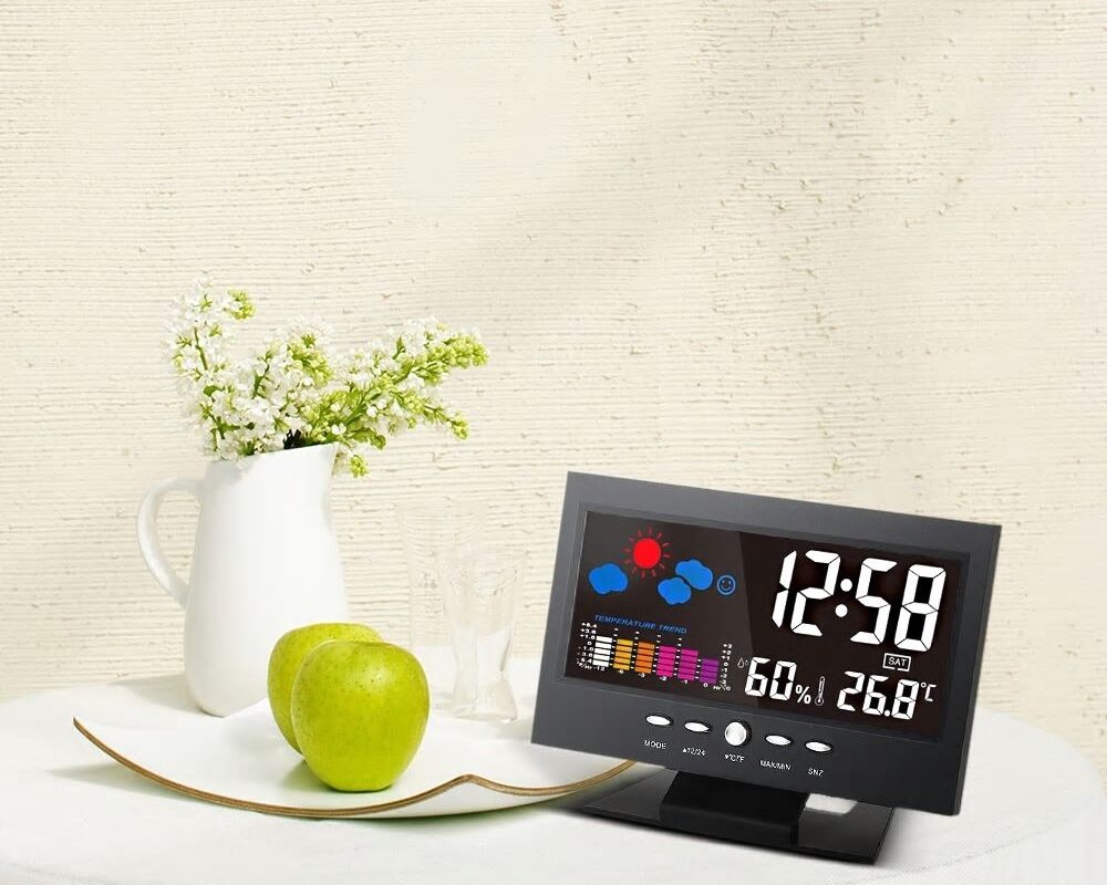 Digitaal Weerstation Thermometer met Voice Activated backlight