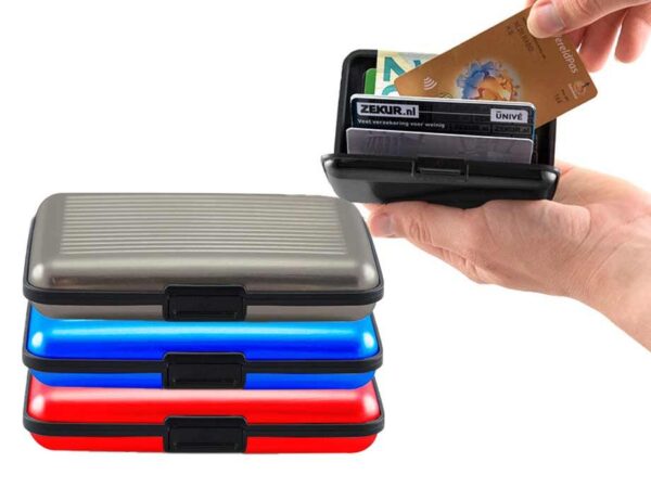 Aluminium Accordeon Wallet - Blokkeert RFID Scanners! ...
