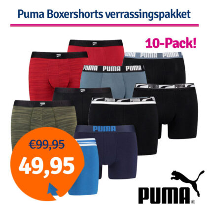 Puma Boxershorts Verrassingspakket 10-pack