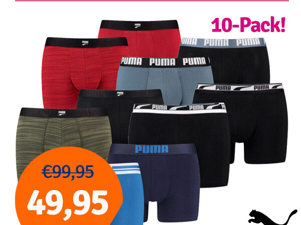 Puma Boxershorts Verrassingspakket 10-pack