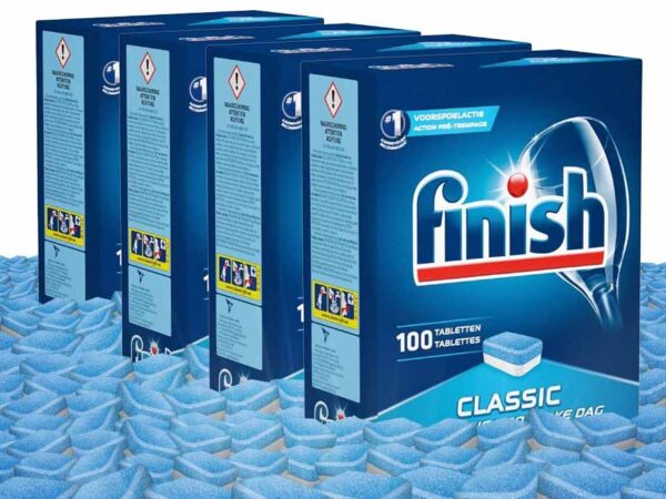 VOORDEELPACK 400x Finish Classic Vaatwastabs - Voordelige Voorraad Voor Mee ...