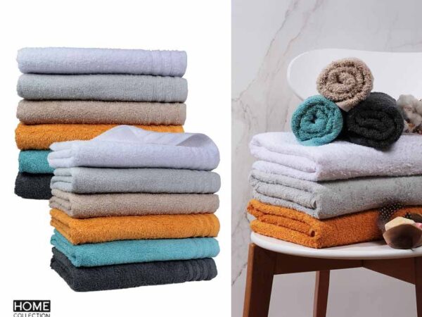 5-Pack Zware Kwaliteit 100% Katoenen Handdoeken - Verkrijgbaar In 6 Kleuren ...