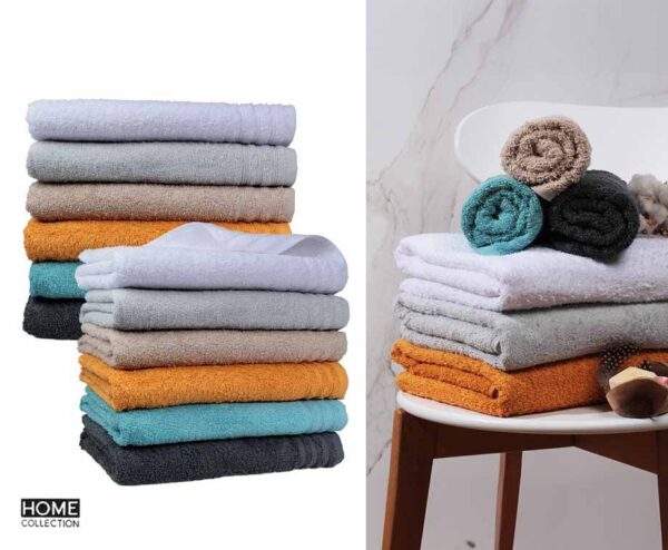 5-Pack Zware Kwaliteit 100% Katoenen Handdoeken - Verkrijgbaar In 6 Kleuren ...