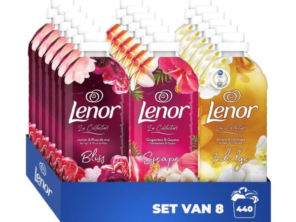 8x1155ml Lenor Wasverzachter - Goed Voor 440 Wasbeurten! ...