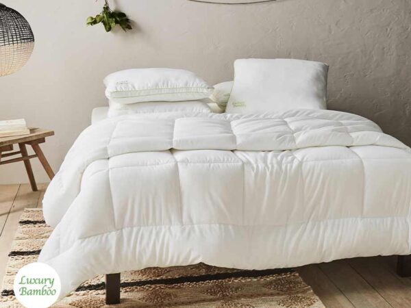 Luxury Bamboo Dekbed - Optimale Vocht- En Warmteregulatie Het Hele Jaar Doo ...