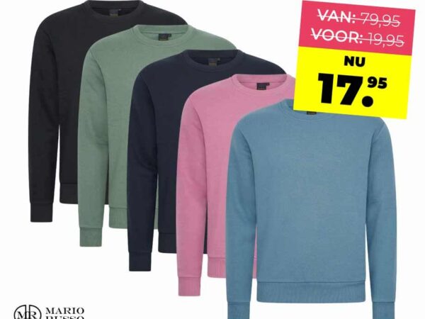 Mario Russo Sweater - Verkrijgbaar In 5 Kleuren! ...