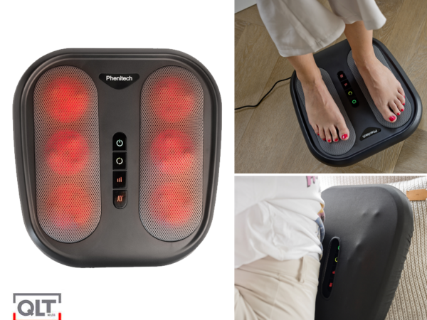 QLT 2-in-1 Shiatsu Warmtemassageapparaat - Ervaar Het Ultieme Comfort! ...