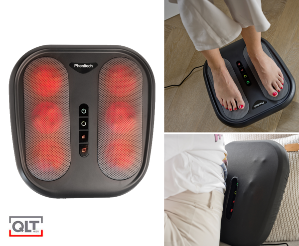 QLT 2-in-1 Shiatsu Warmtemassageapparaat - Ervaar Het Ultieme Comfort! ...