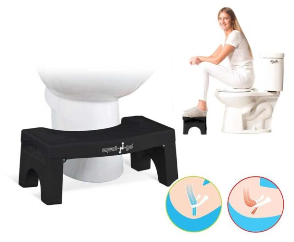 Squat 'n Go Toiletkrukje - Voor Een Natuurlijke En Gezonde Toilethouding! ...