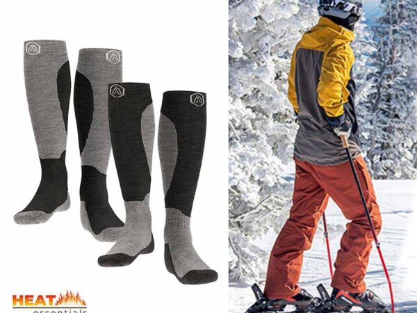2-Pack Warme Wandel-/Skisokken Grijs - Biedt Extra Veel Comfort! ...
