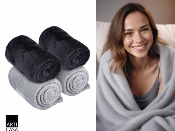 Arti Casa XXL Flanel Fleece Deken - Vandaag 1+1 GRATIS! ...