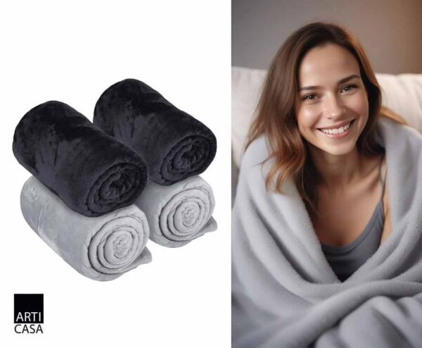 Arti Casa XXL Flanel Fleece Deken - Vandaag 1+1 GRATIS! ...