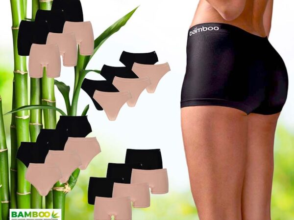 3-Pack Bamboo Seamless Dames Ondergoed - In Diverse Kleuren En Modellen! ...