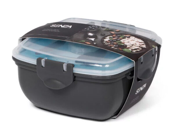 SENZA Lunchbox Met Koelelement - Grijs