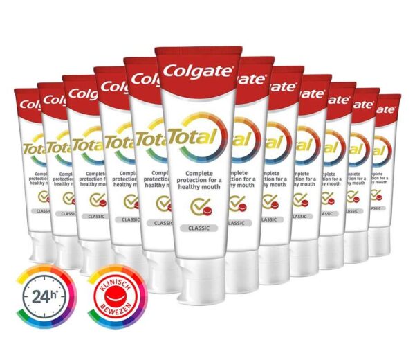 12-PACK Colgate Total Tandpasta - Goed Voor 1800 Poetsbeurten! ...