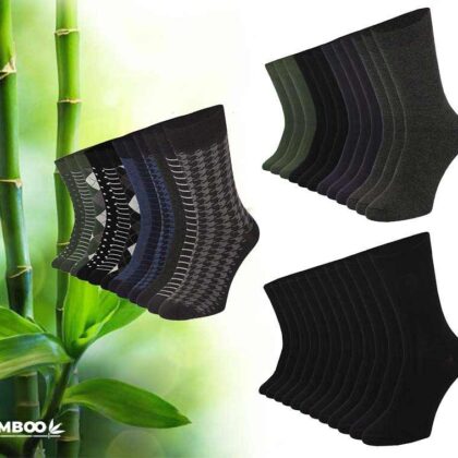 12 Paar Bamboo Sokken - Blijft De Hele Dag Fris! ...