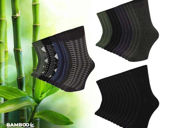 12 Paar Bamboo Sokken Voor Dames En Heren - Blijft De Hele Dag Fris! ...