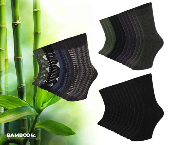 12 Paar Bamboo Sokken Voor Dames En Heren - Blijft De Hele Dag Fris! ...